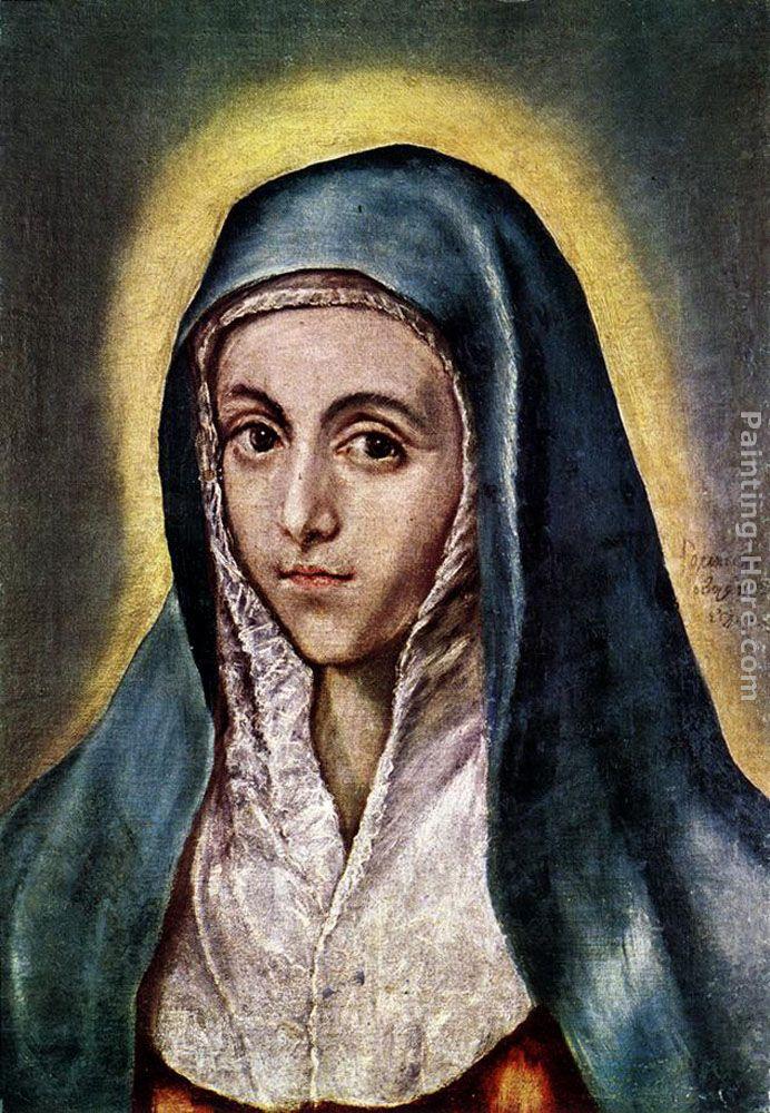 El Greco The Virgin Mary